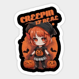 cute anime girl Sticker